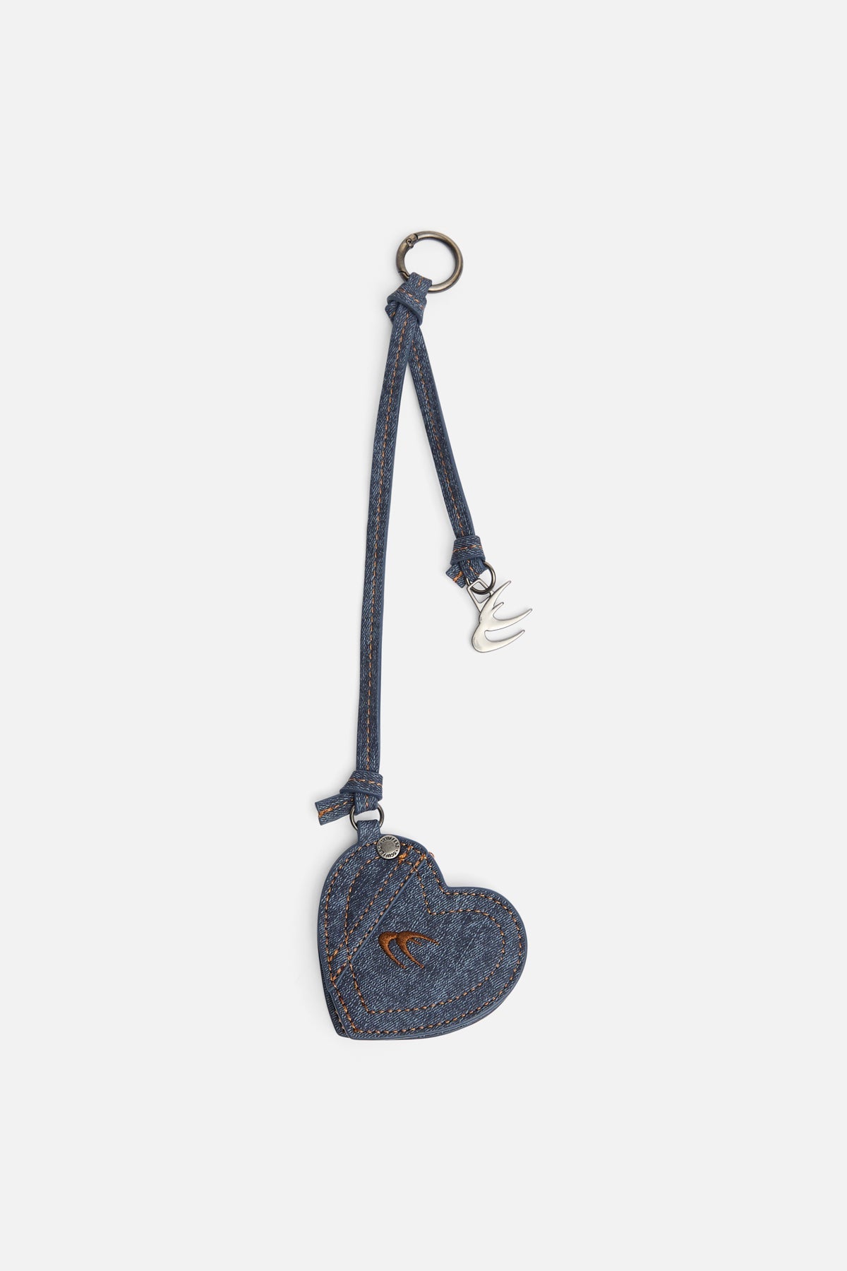 Love Denim Keychain Mirror