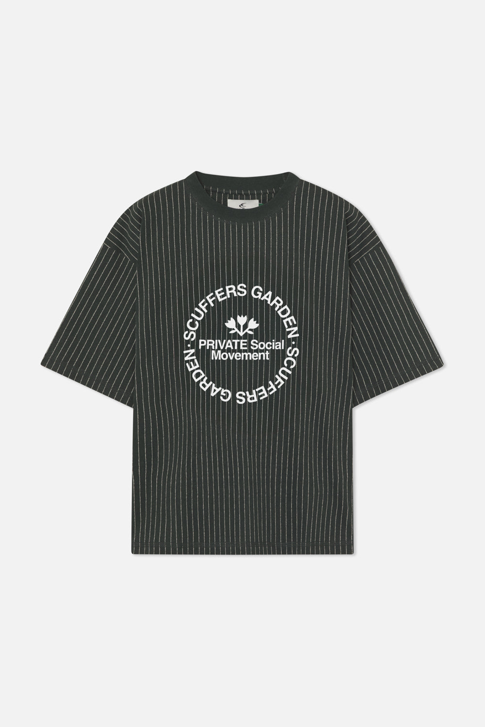 Pinstripe Green T-Shirt